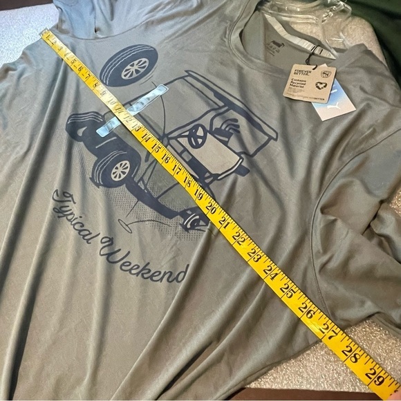 Puma Gray CLOUDSPUN Typical Weekend Performance Golf Cart T-Shirt XXL - Picture 11 of 12